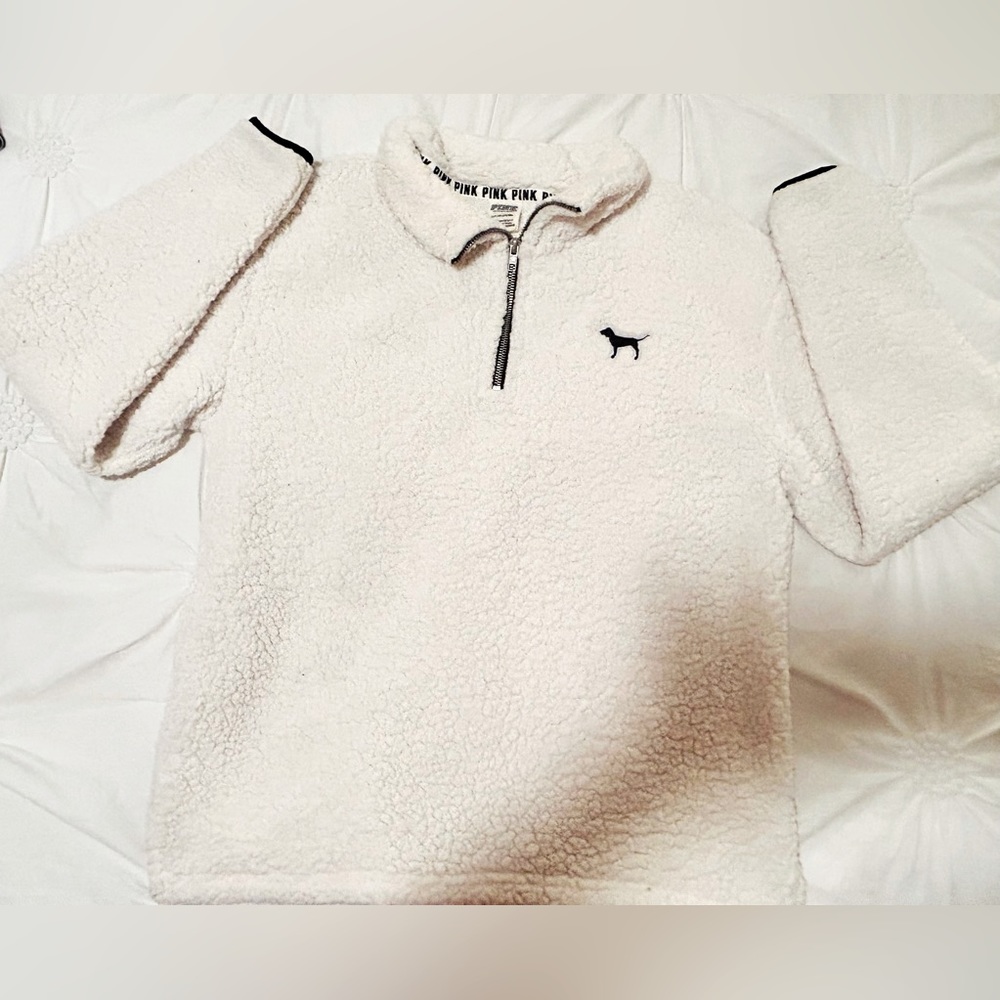 PINK Sherpa Pullover